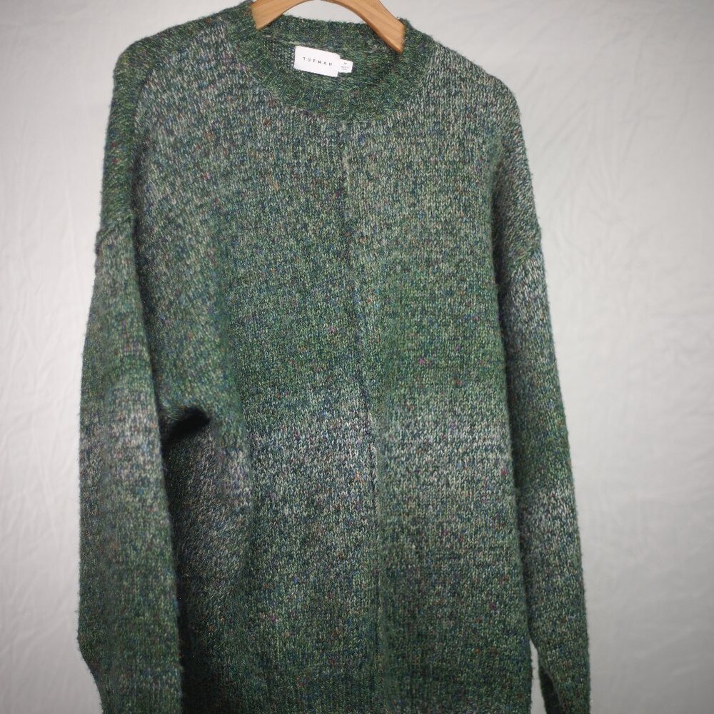 Topman Green knit sweater